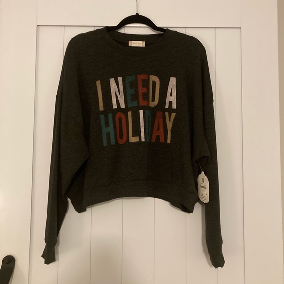Altar'd State Tops - NWT holiday sweatshirt
